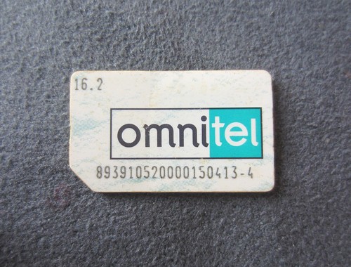 Scheda sim card omnitel - sim,