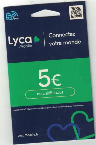 France carte sim prepayee - sim,