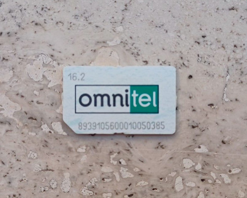 Sim card omnitel - sim, collezione
