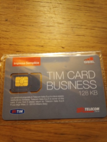 Sim tim card businnes - card, non