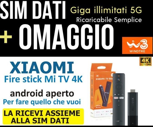 Sim dati con giga illimitati - con,