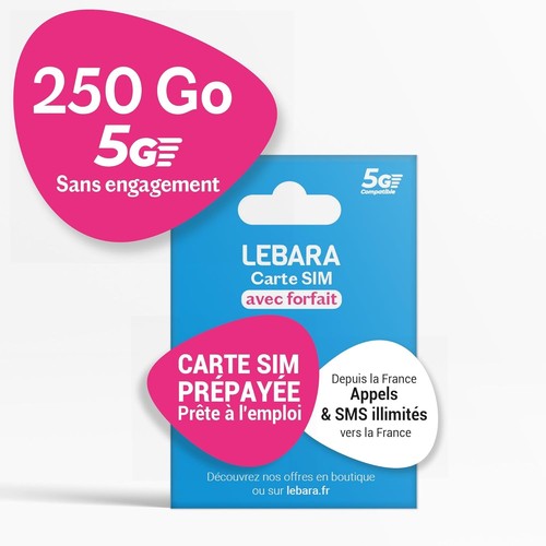 Carte sim prépayée france - carte,