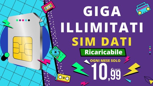 Giga illimitati sim dati - giga, illimitati,